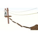 Snake path plank incl. wire rope holder (0.24 m x 1.5 m)