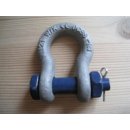 Cambered Shackle - galvanised - 2 to WLL